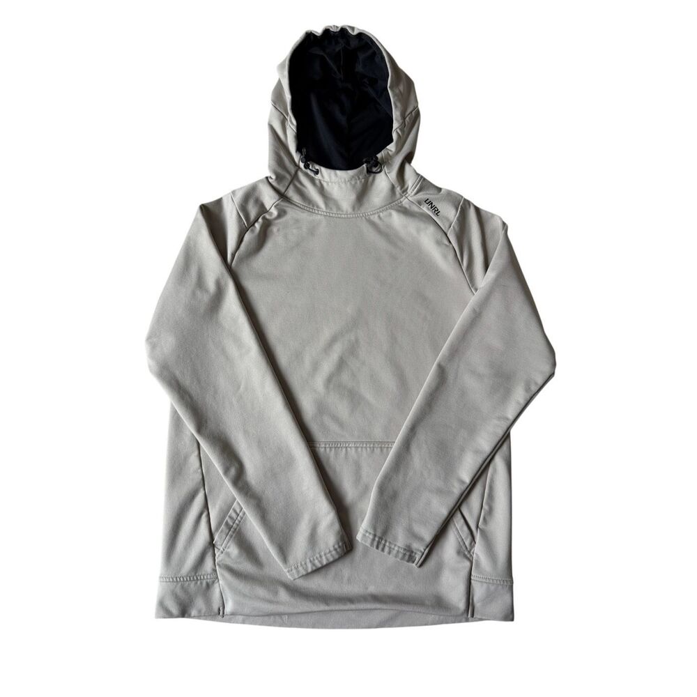 UNRL Men’s Hoodie Pullover Cream Small